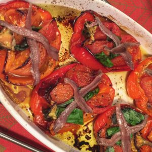 Bell peppers anchovies